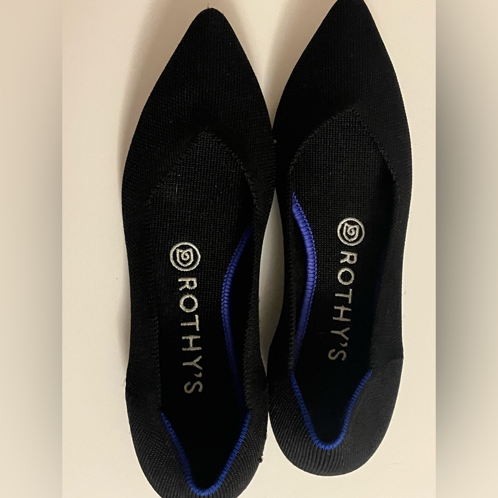 Rothy's Black The Point Shoes